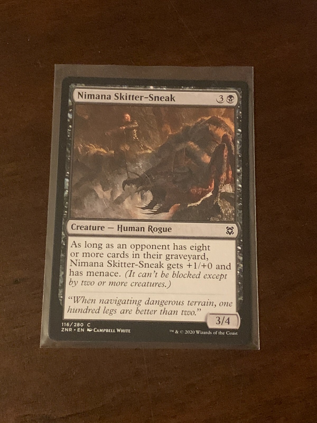 Magic the Gathering Zendikar Rising Nimana Skitter Sneak | eBay