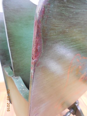 Old Vintage Book Stand Rack - Tole Paint  #  C40