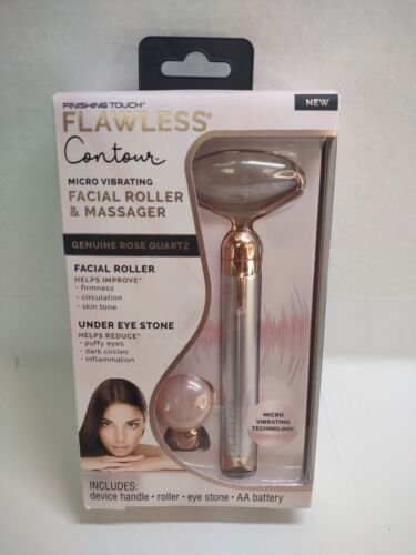 Finishing Touch Flawless Contour Vibrating Facial Roller and M...
