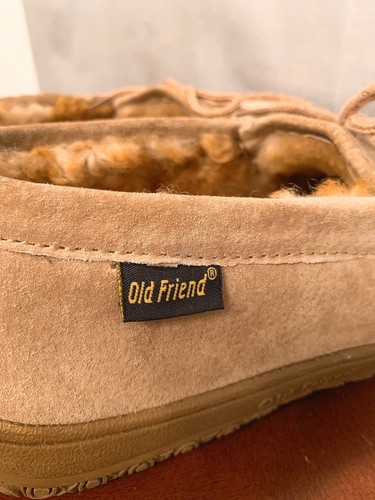 Old Friend Suede Leather Casual Dress Insulated Moccasin Loafers Used 9 5E