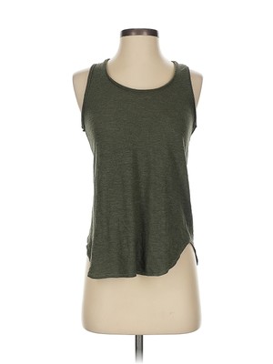 Lanston Women Green Tank Top XS