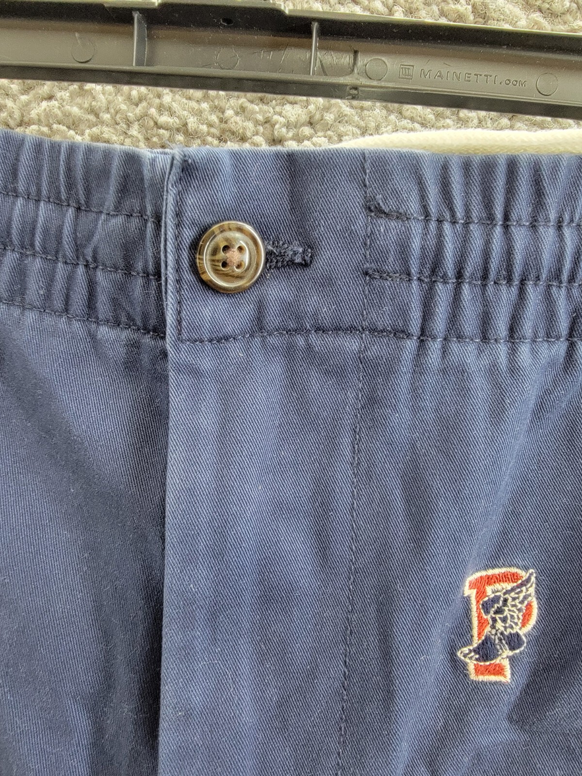 Polo Ralph Lauren 6-Inch Polo Prepster P-Wing Shorts Men's XXL Navy Button Zip - Picture 10 of 18