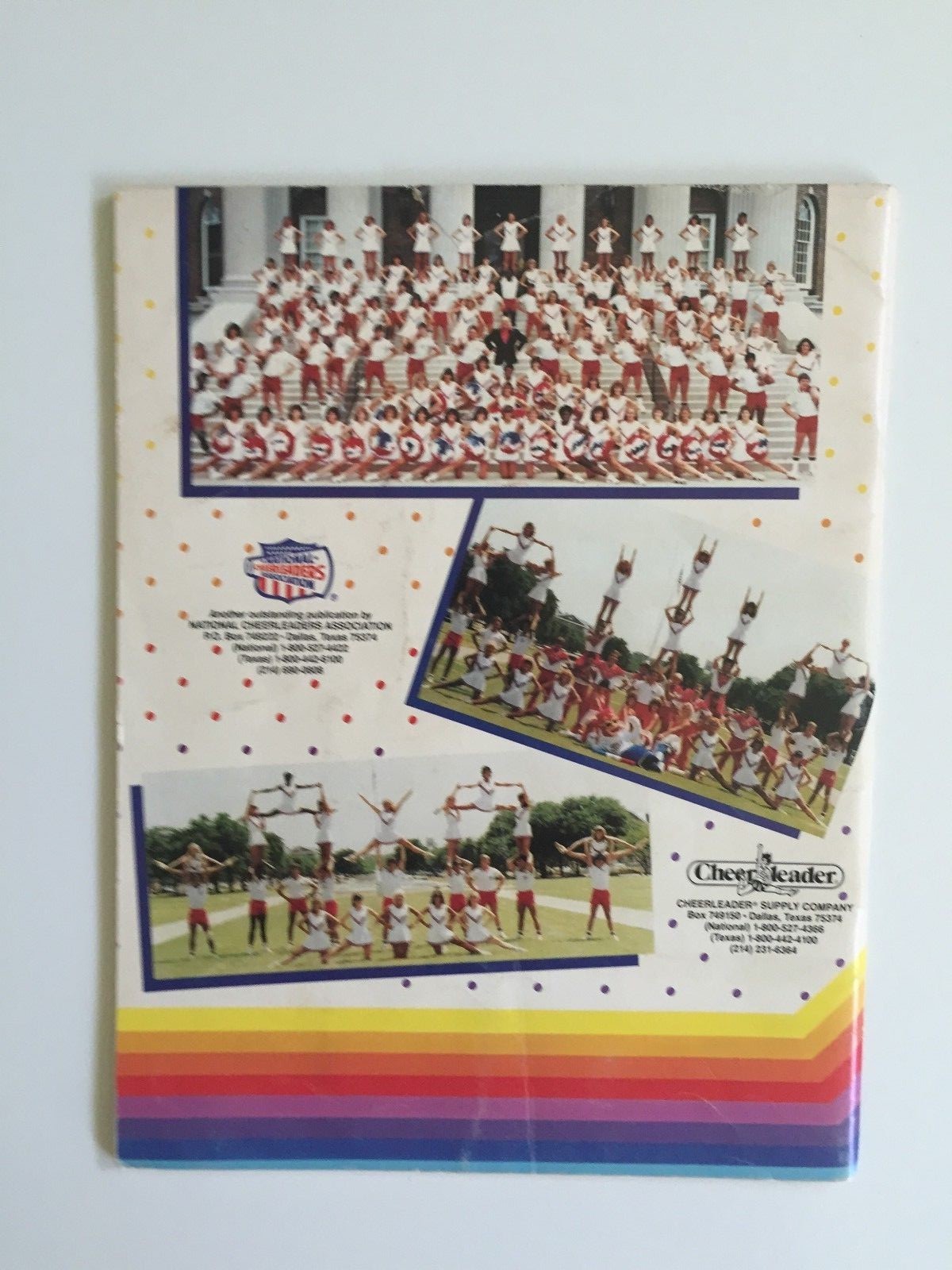 N.C.A. Pyramids for Cheerleading Instructional Book by Rusty McKinley 1984