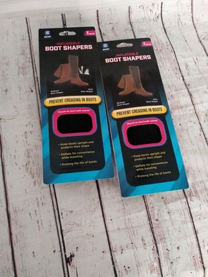 Sof Comfort Sof Inflatable Boot Shapers 3 Pair  black