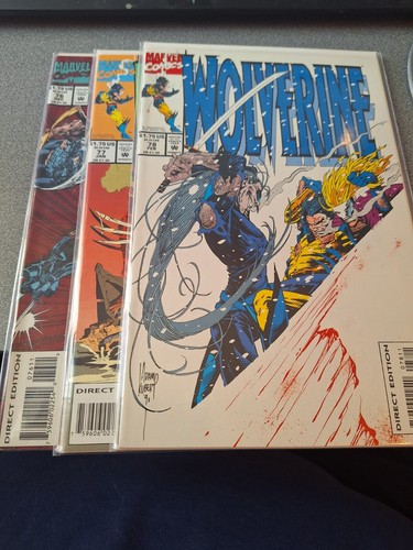 Marvel Comics Wolverine Issues 76 77 AND 78 VF/NM /2-81