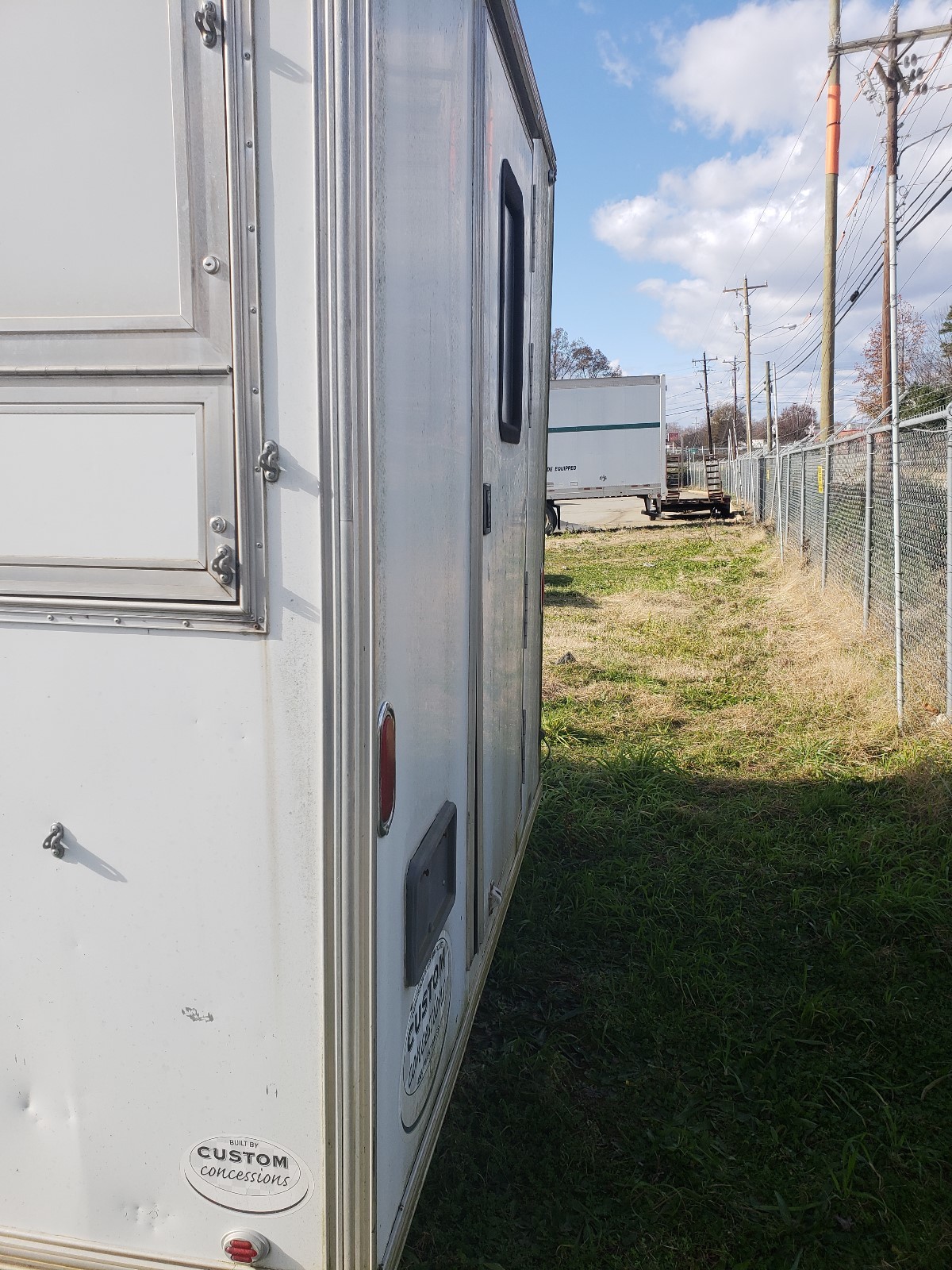 White Slightly Used Fully Loaded  Mobile Concession Trailer