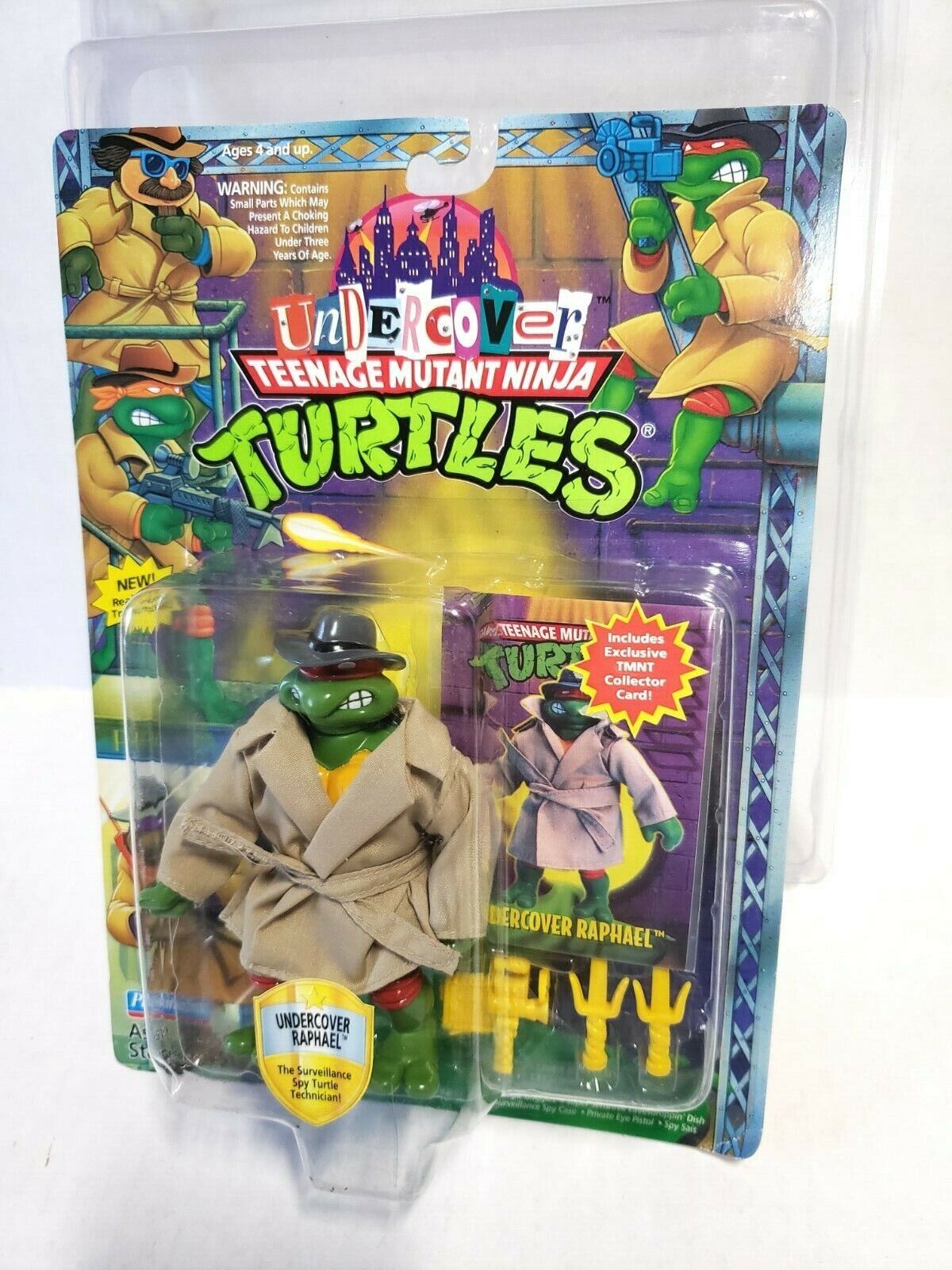 1994 TMNT Ninja Turtles Undercover Raph New in Box w 1994 TMNT Ninja Turtles Undercover Raph New in Box w