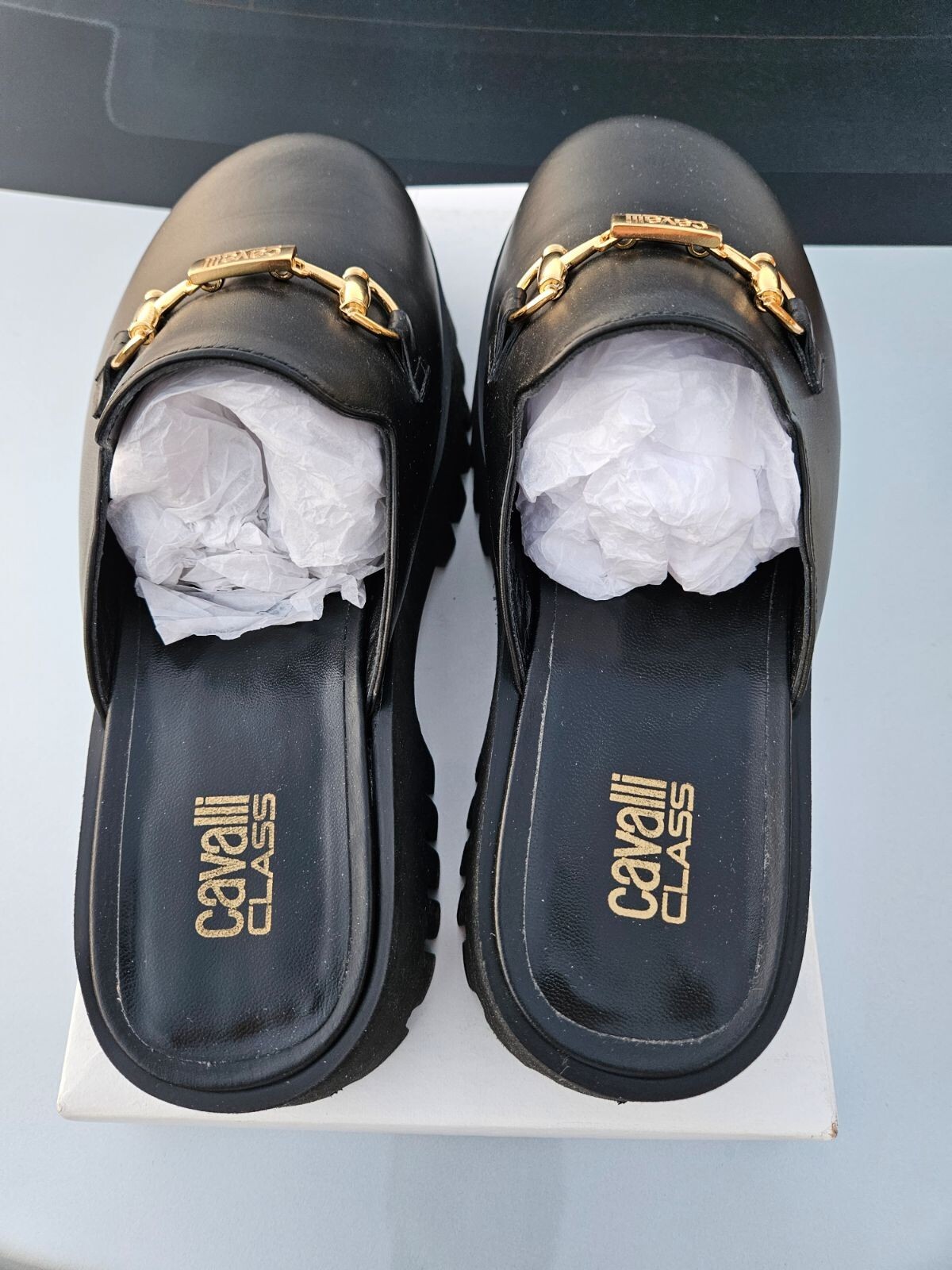 24PF new/Stella McCartney ローファーミュール Mule Black 24PF new/Stella McCartney ローファーミュール Mule Black
