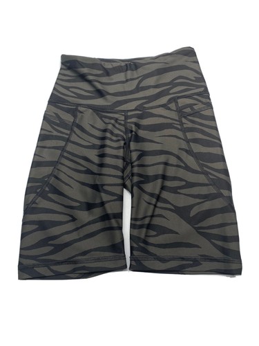 OLD NAVY Womens Bike Shorts Sz XS Gray Black Zebra Print
