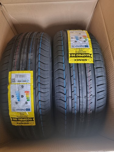 2 X 205 55 16 SONIX 205/55R16 91V M+S HIGH PERFORMANCE CHEAP