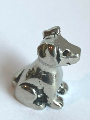 Basic Spirit Canada Handcrafted Pewter Mini Miniature Figurine ''DOG'' 1'' x 5/8''