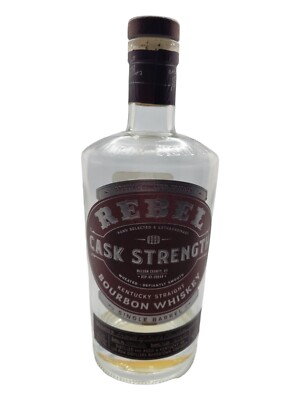 Special Limited Edition Rebel Cask Strength 750ml Bourbon Whiskey Empty Bottle