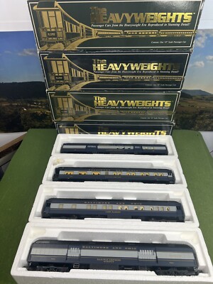 K-LINE HEAVYWEIGHTS B&O MADISON 4 CAR PASSENGER SET K-0750,K-0900,K-10-0045 & 04