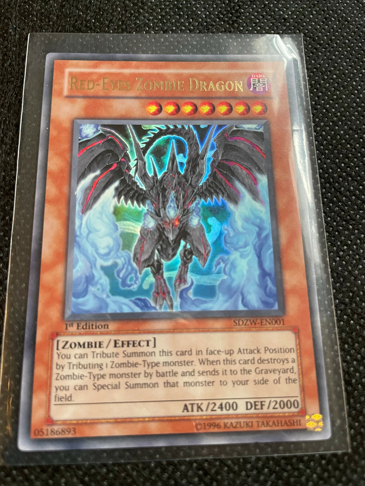 Red-Eyes Zombie Dragon - SDZW-EN001 - Ultra Rare - 1st