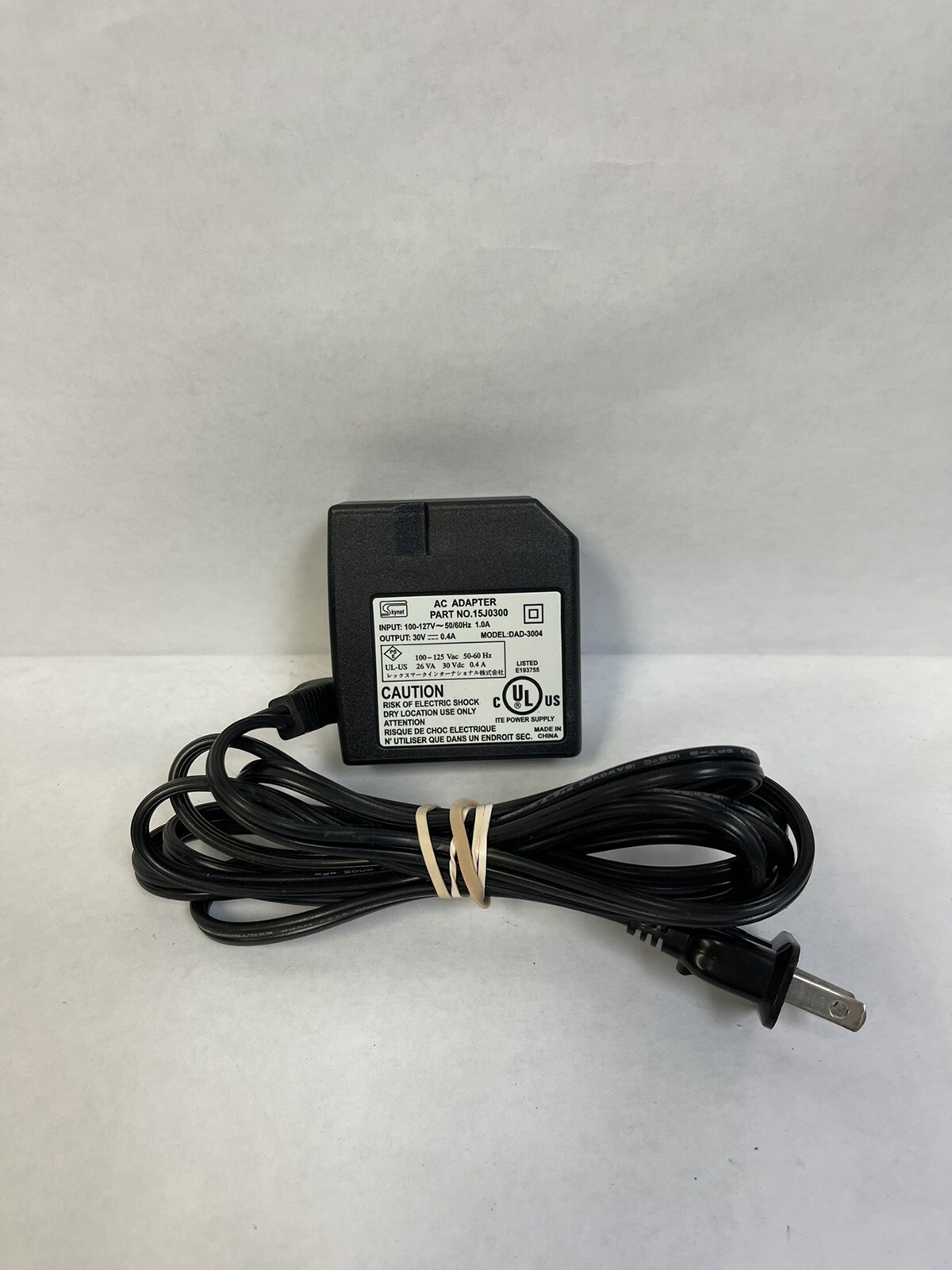 Printer Power Supply Model: Dad-3004 30v 0.4a P/n: A15j0300