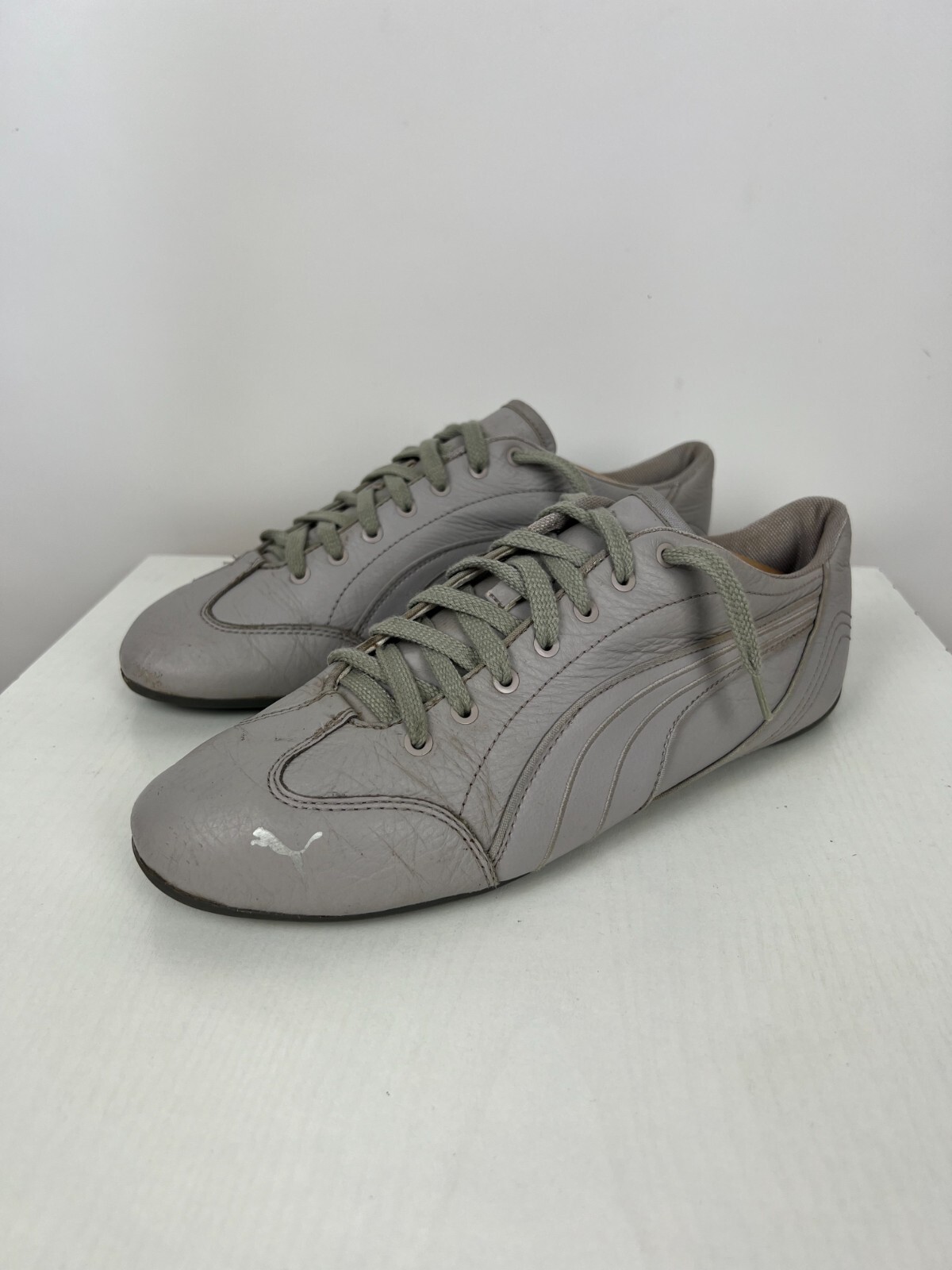 Vintage 00s Puma SpeedCat Grey Sneakers Size 40.5 | eBay