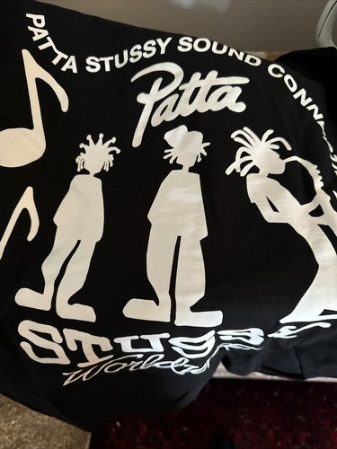 Stussy X Patta Sound Connection Tee Black Size L | eBay