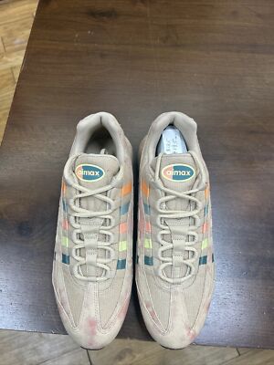 Nike Air Max 95 N7 Grain Beige Bicoasta Green Orange DQ7604-200 Sz 12 Box No Lid