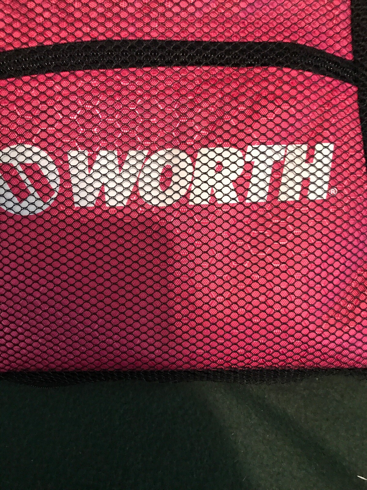 Worth Pink-Black Equipment Bat Bag Baseball Softball Holds 2 Bats Unisex NWT