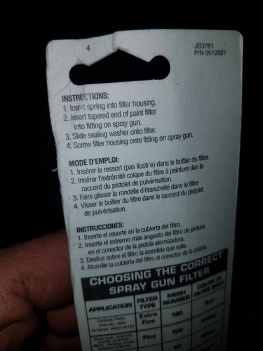 WAGNER SprayTech 0089958 Genuine Replacement Filters NIP MEDIUM 50 MESH