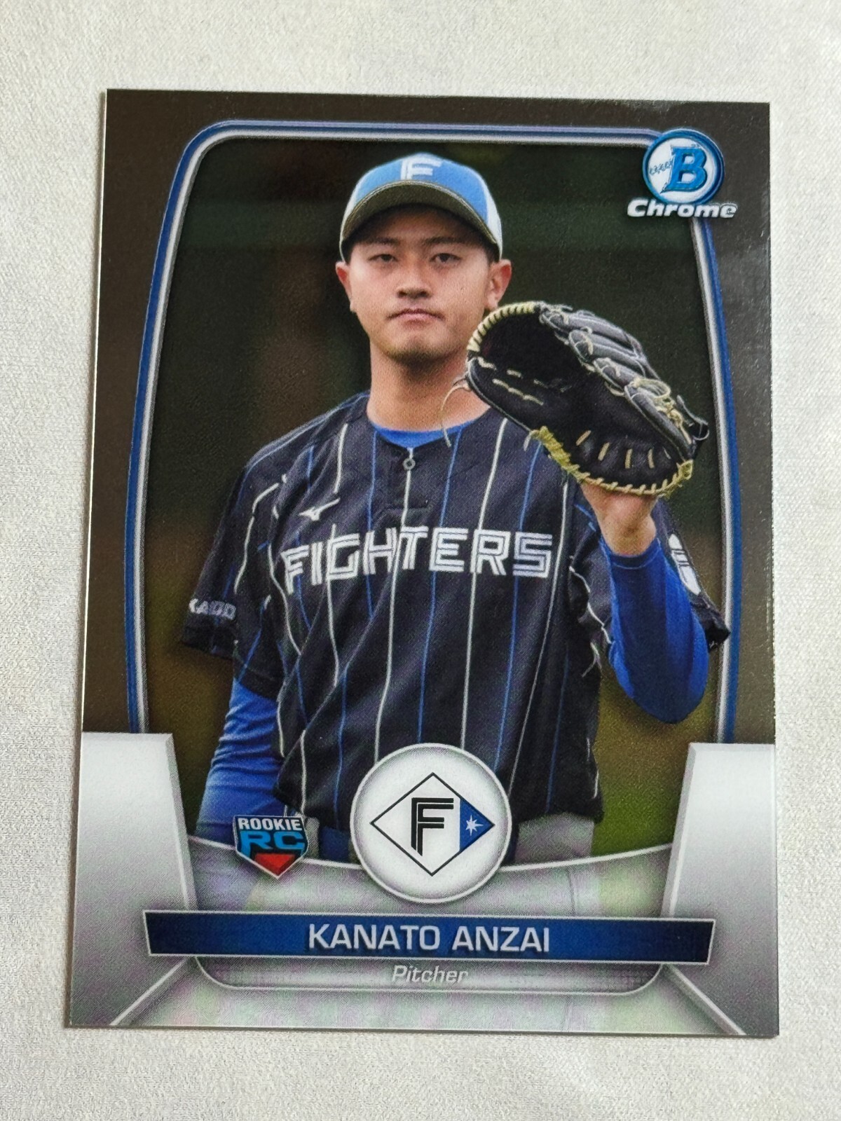 2023 Bowman NPB Chrome Kanato Anzai Rookie RC #24 Hokkaido