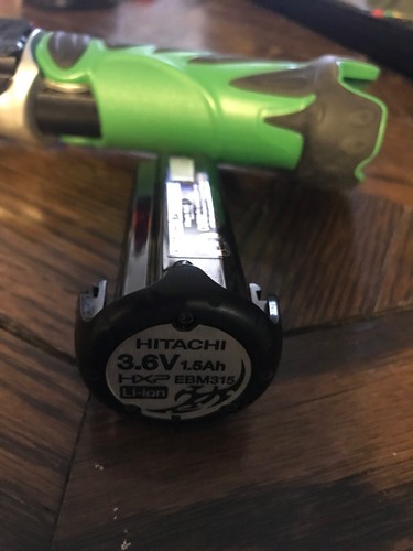 Hitachi db3dl 3.6v Cordless Driver Drill, With One Battery Tested