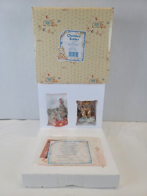 Cherished Teddies Seal 137596 & 137596H (2) Figurines 