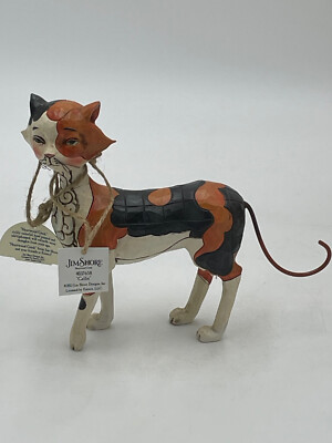 Jim Shore Heartwood Creek 2013 ''Callie'' Walking Calico Cat Figurine #4037658