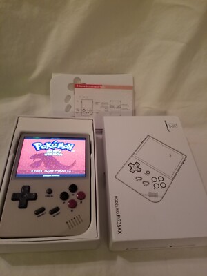 Anbernic RG35XX Portable Game Console - OG Not The 2024 Model- Open Box- Garlic 