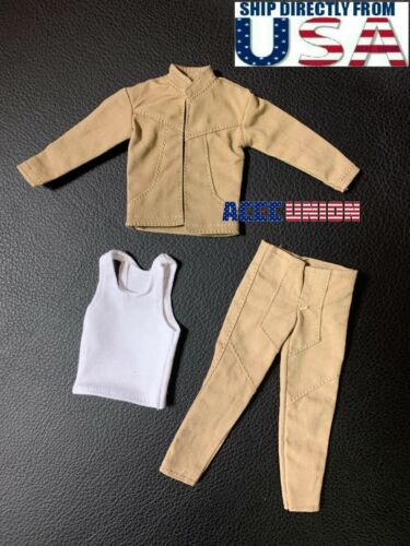 1/12 Jacket Pants Tank Top Set For 6" TBLeague PHICEN TM01A 02A Male Figure USA