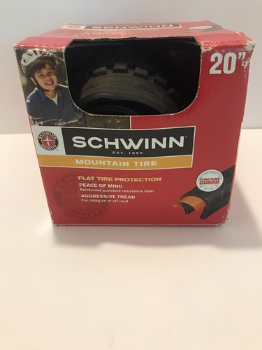 Schwinn Replacement Bike Tire, Mountain Bike, 20 x 1.95-Inch , Black