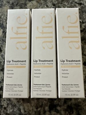 Alfie Lip Treatment Lip Booster Lot Of 3  New Unopened