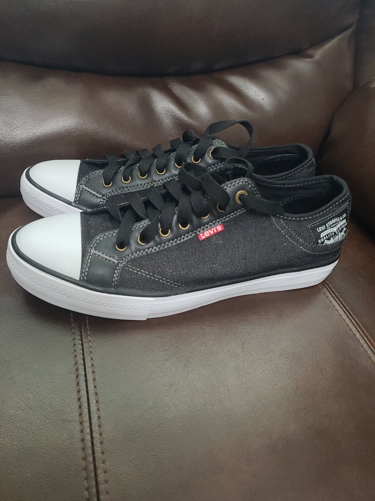 Levi Strauss Sneakers Black Denim 