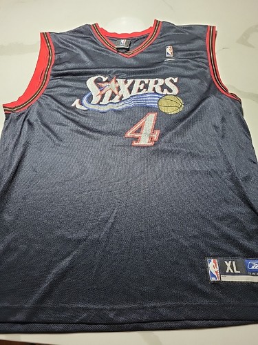 NBA Reebok アイバーソン 76ers ユニフォーム XL 2002-06 PHILADELPHIA 76ERS IVERSON #3 REEBOK JERSEY