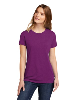 

ОДЕЖДА СЛЕДУЮЩЕГО УРОВНЯ Женская фиолетовая футболка с круглым вырезом с короткими рукавами, Фиолетовый