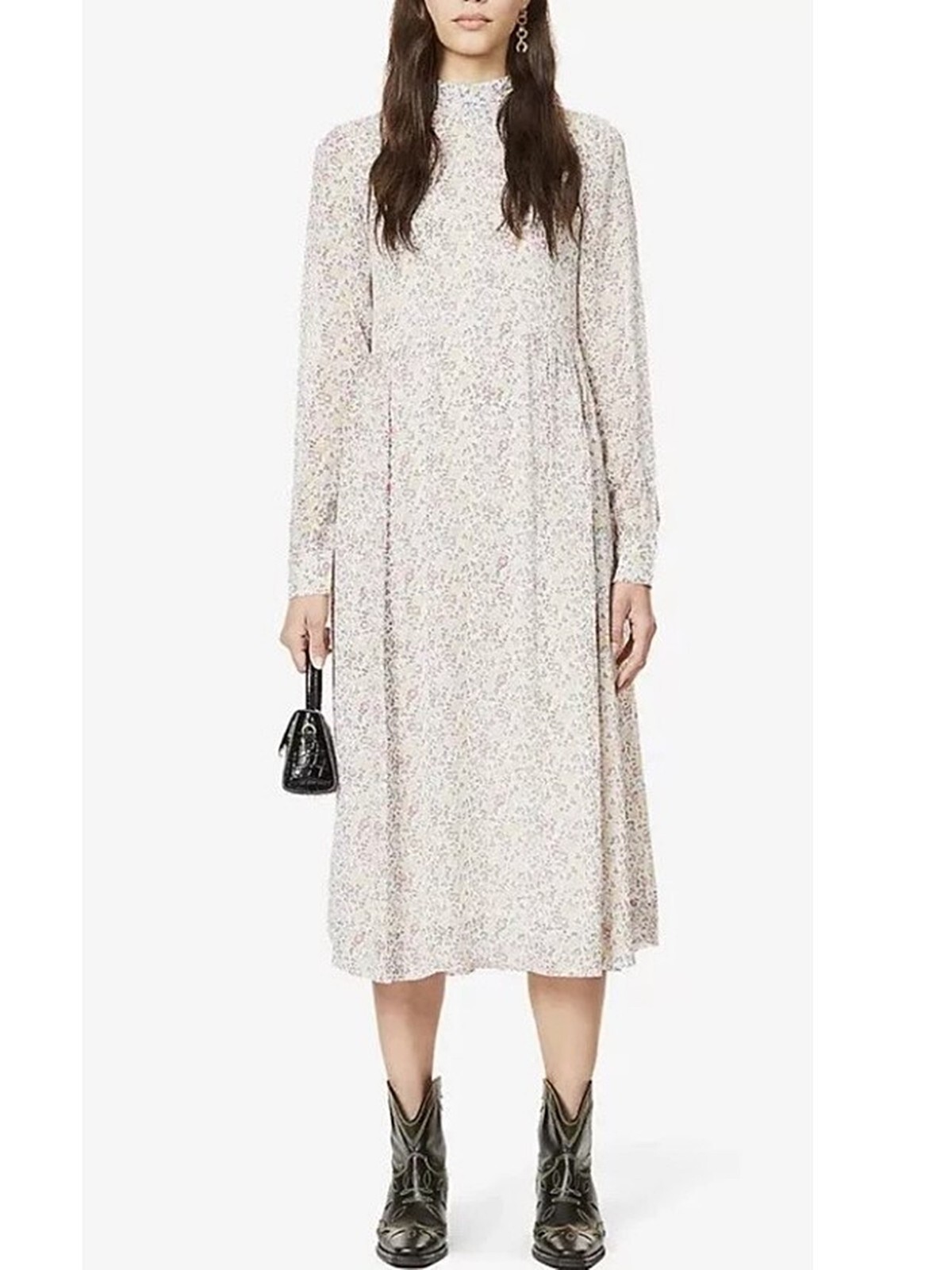 【GANNI】dress Smocked Drop Waist Dress by GANNI x RTR | Rent the Runway
