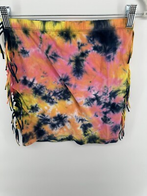 Disney D-Signed Girls Tie Dye Fringe Skirt Size L
