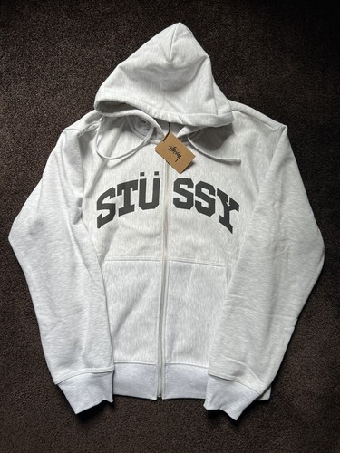 Stussy Block Sport Zip Hoodie Ash Heather (Size Large)のeBay