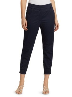 

DEREK LAM 10 CROSBY Женские темно-синие брюки с карманами и молнией до щиколотки, Navy, TP11114LTW