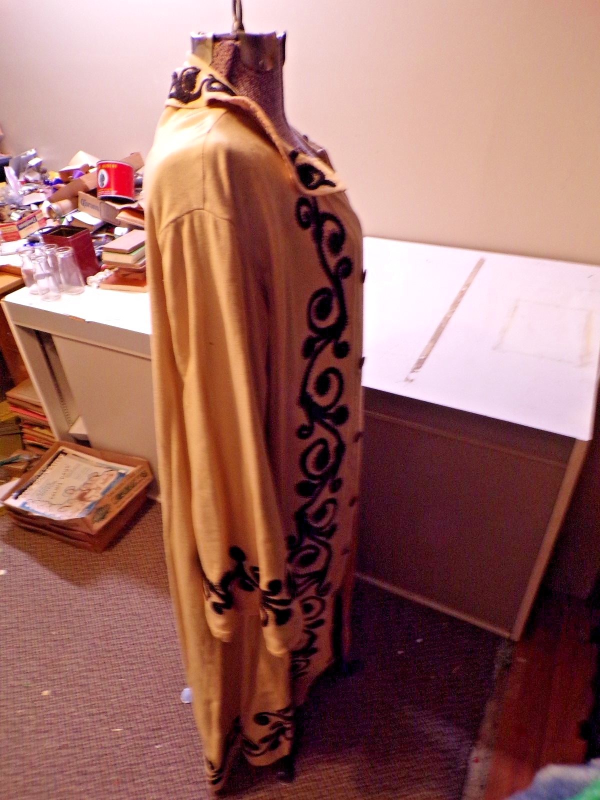 Old Masonic or Oddfellows Lodge Ceremonial Robe Lot H