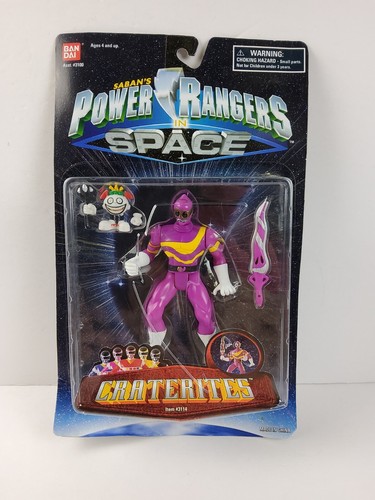 1997 BANDAI POWER RANGERS IN SPACE CRATERITES Action Figure