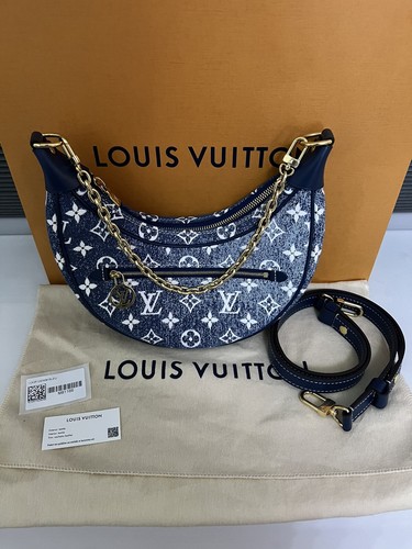 Louis Vuitton Loop Grey Monogram Denim