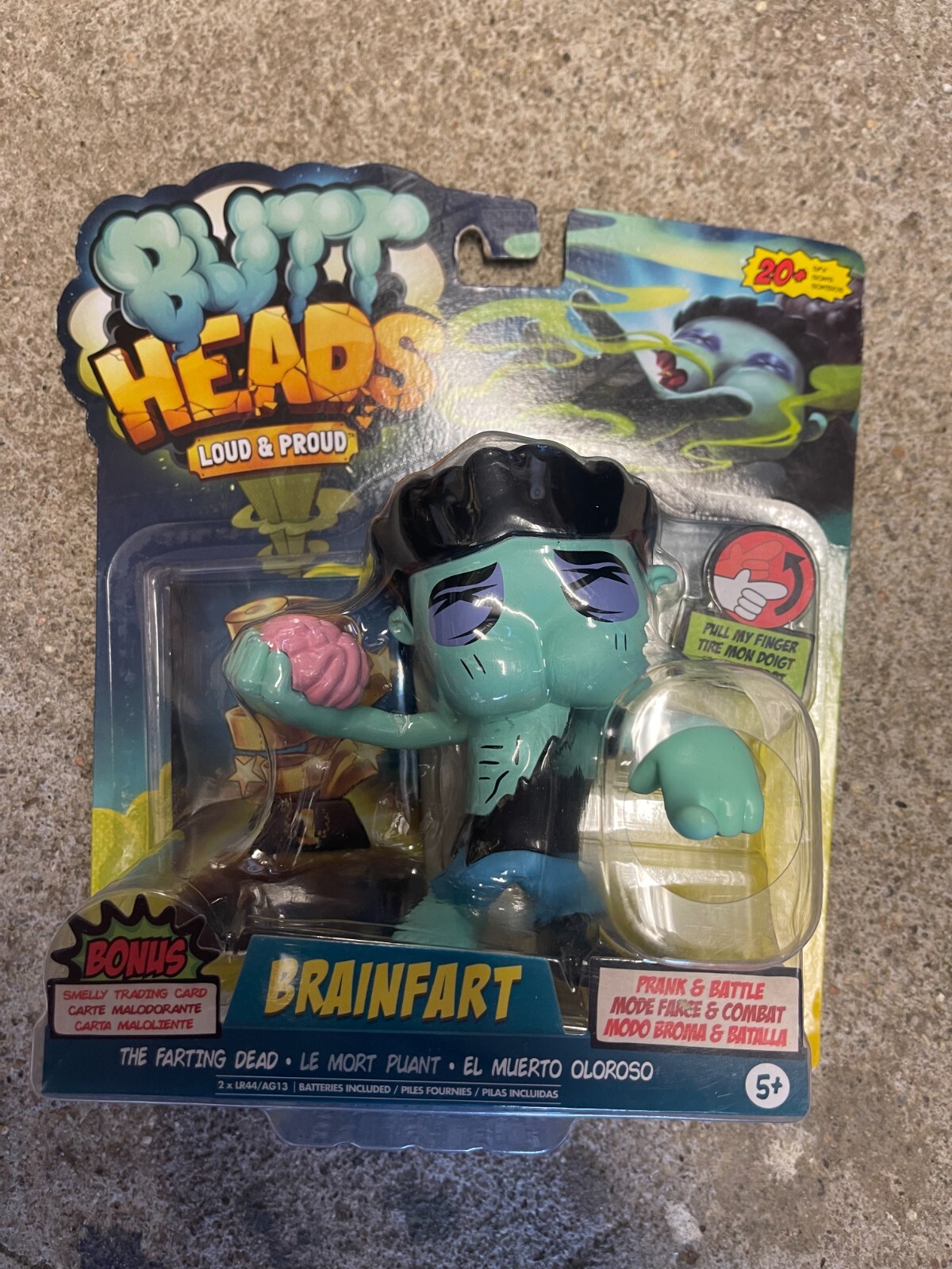 Butt Heads Toys Brainfart Loud & Proud With Trading Card