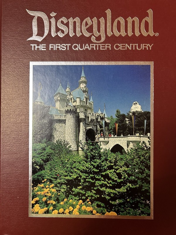 Disneyland The First Quarter Century Red Hardcover Book 1979
