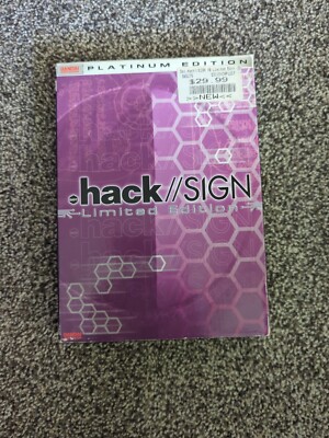 Dot Hack SIGN Ver 06 TERMINUS DVD 2004 2 Disc Set Platinum Edition Anime .hack 