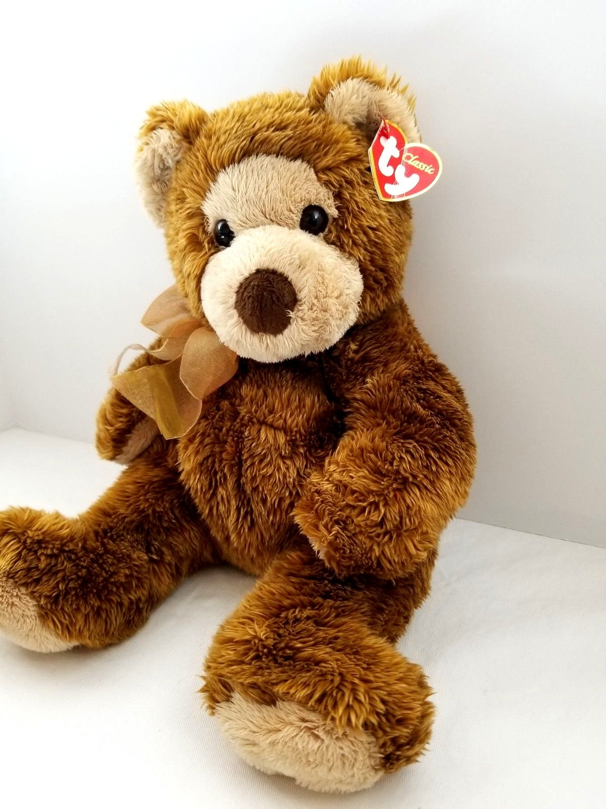 Teenie Beanie Babies Classic 2003 Brown Teddy Bear GRIDDLES Stuffed Plush TY Toy