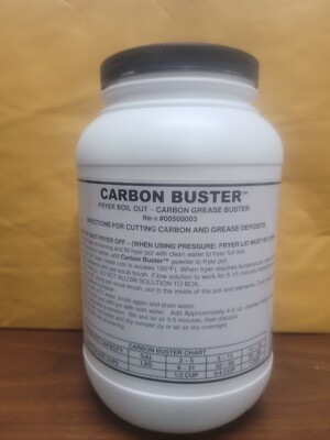 PFS brands, Carbon Buster Fryer Boil Out, Carbon/Grease Cleaner, 10 lb