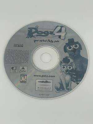Dogz 4: Your Virtual Petz Palz (PC CD-ROM 1999) Mindscape Vintage