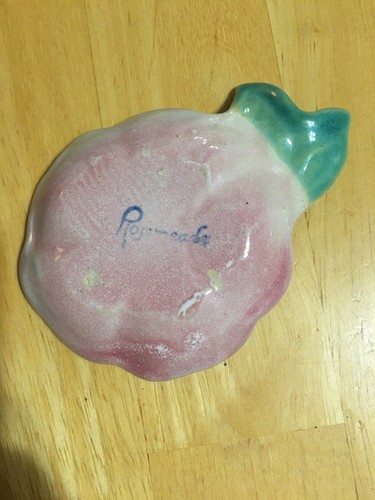 ROSEMEADE ND Pink Prairie Rose Spoon Rest 4 1/4”