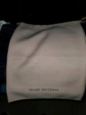 Stuart Weitzman Empty Pink Dust Bag / Duster 13x10 3/4  